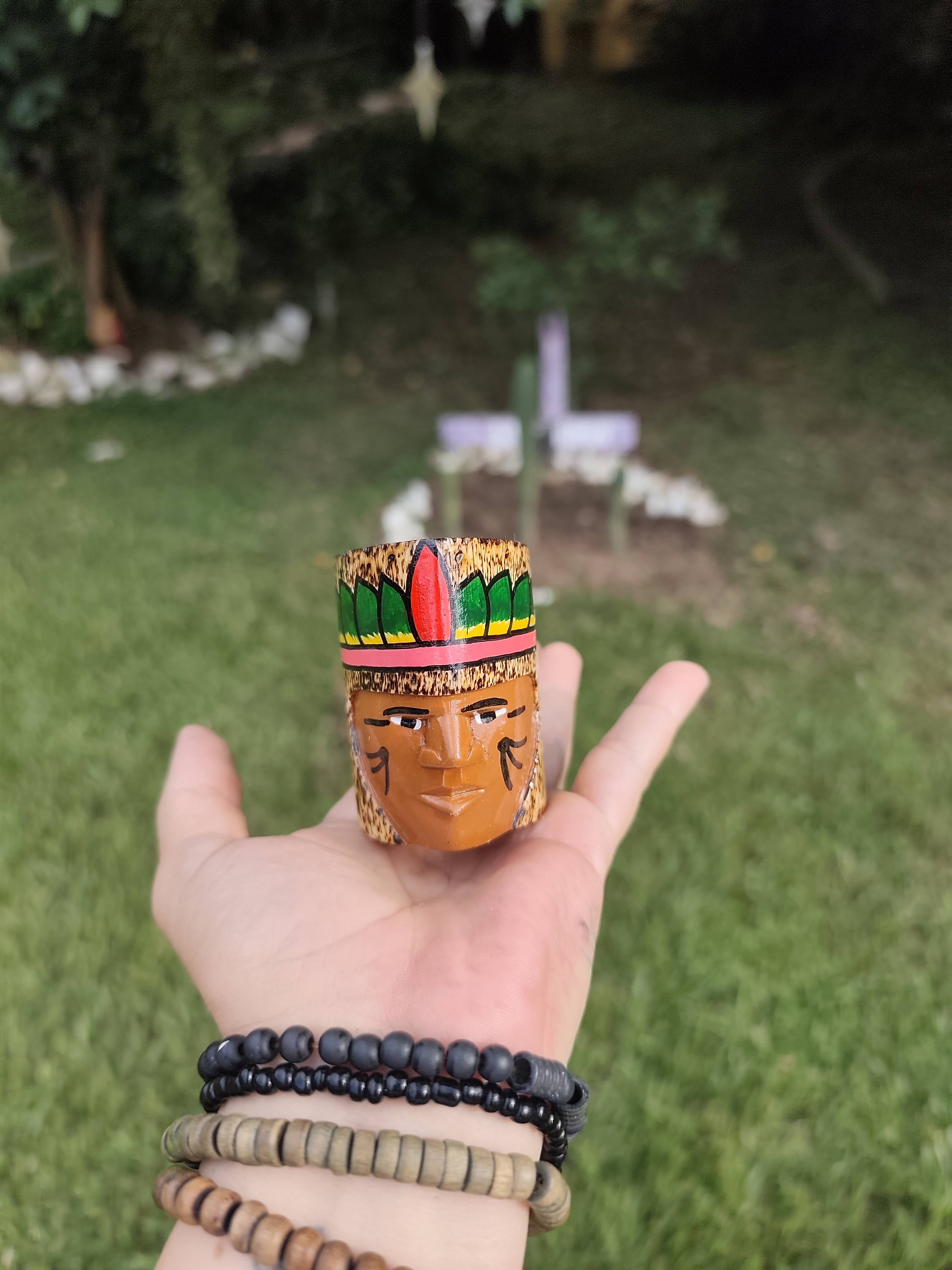 Cachimbo Fulni-ô com Cara Pintada